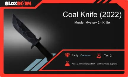 Unleash the Gaming Swagger: Dominating MM2 with the Popular Coal Knife (2022)