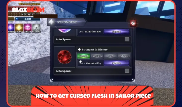 How to Get Cursed Flesh in Sailor Piece