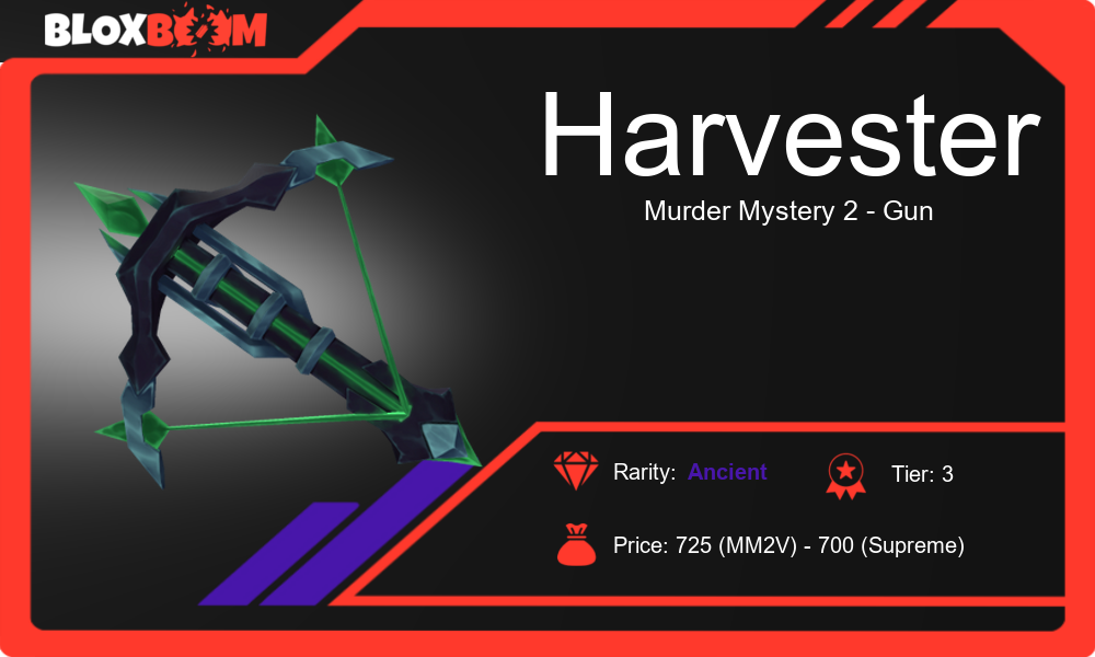 The Coolest Gun in Roblox: Harvester in MM2!