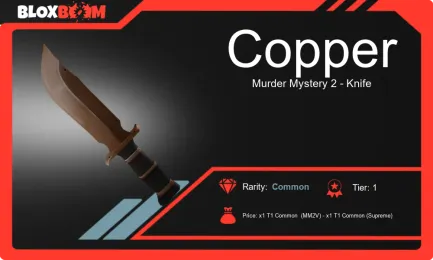 Unlock the Copper Knife in Roblox Murder Mystery 2
