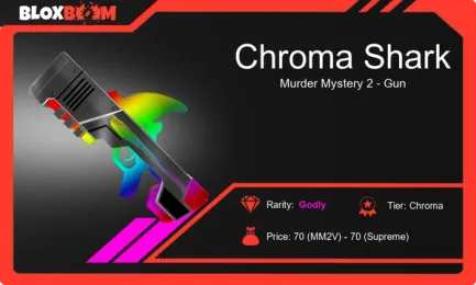 Chroma Shark MM2: Get your Fishy Gun at Bloxboom!