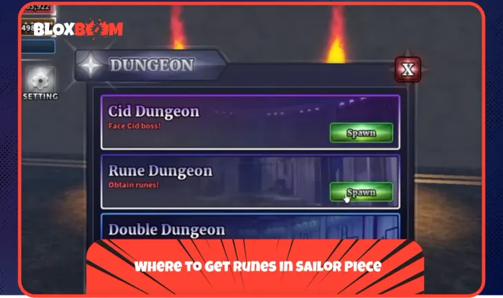 Where to Get Runes in Sailor Piece