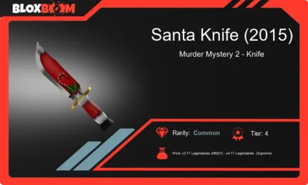 Dope Xmas Santa Knife 2015 ๐ฅ Get It Now! | Roblox MM2 Christmas Weapon Guide!
