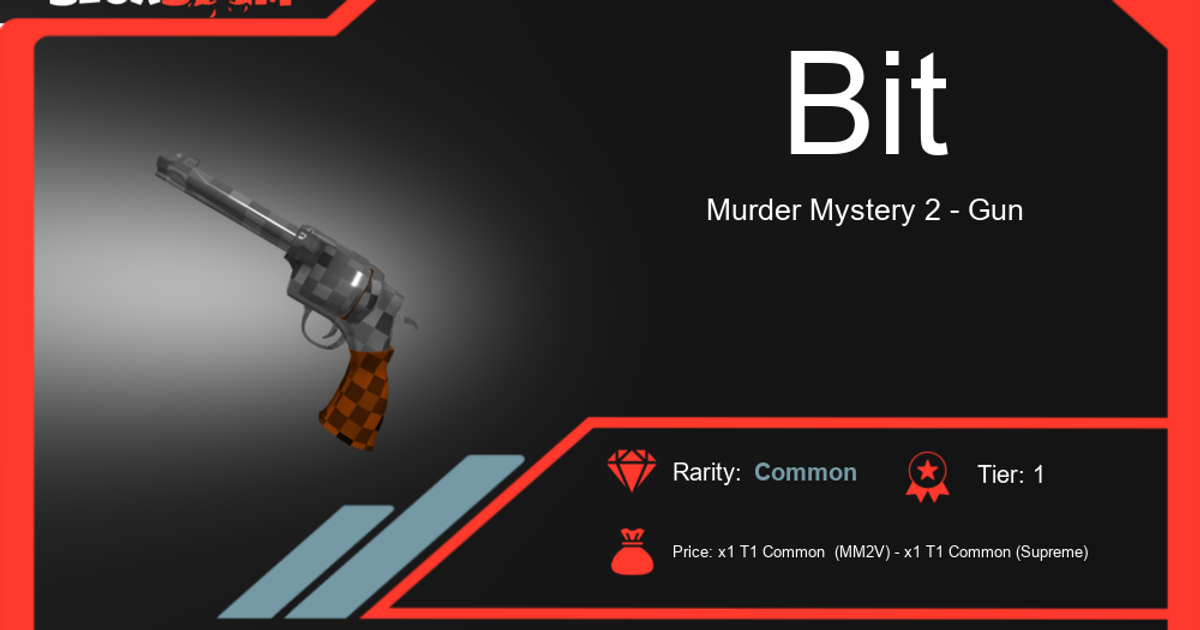 Bit MM2: A Pixelated Gun That You Should Buy!