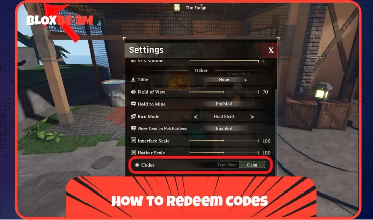 How to Redeem Forge Codes