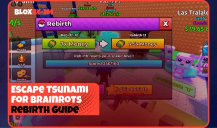 Escape Tsunami for Brainrots: Rebirth Guide
