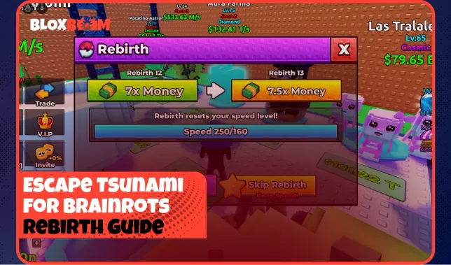 Escape Tsunami for Brainrots: Rebirth Guide