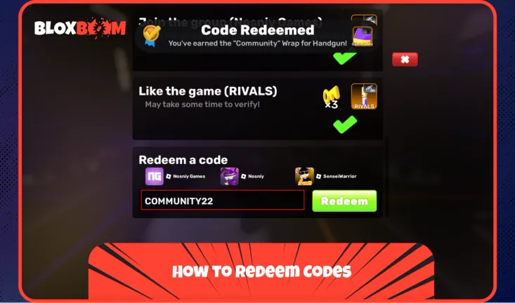 How to Redeem Codes