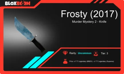 Obtain the Frosty (2017) Knife in MM2: A Gamer's Guide to Exclusive Knives!