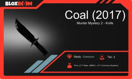 The Value and Trading of Coal (2017) in Roblox Murder Mystery 2
