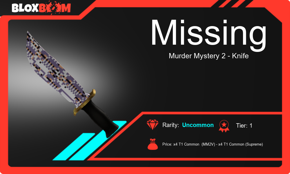 Get the Epic Missing Knife in Roblox MM2 Snatch It Now!