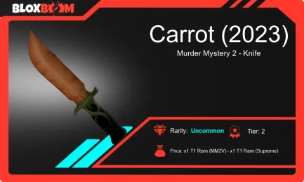 Carrot (2023) - An Unique Knife in Roblox Murder Mystery 2