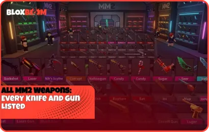 All MM2 Weapons: Every Knife and Gun Listed (2026)