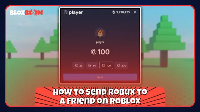 How to Send Robux to a Friend on Roblox