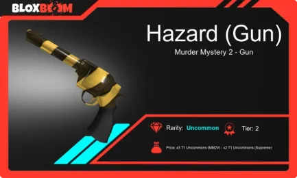 The Hazard Gun in MM2: You Want It? Bloxboom is Your Way to Go!