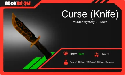 Curse Knife MM2: Exploring its Value and Trading in Murder Mystery 2