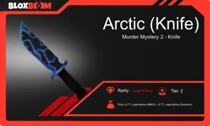 Arctic (Knife) in MM2: A Legendary Rarity Knife