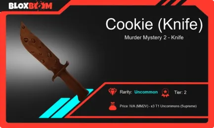 Cookie Knife MM2: A Delicious and Valuable Weapon in Roblox Murder Mystery 2