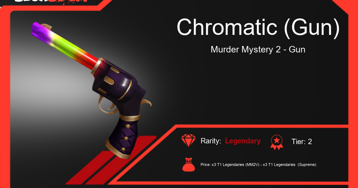 Want to Win Big in MM2? Check Out the Chromatic Gun MM2!