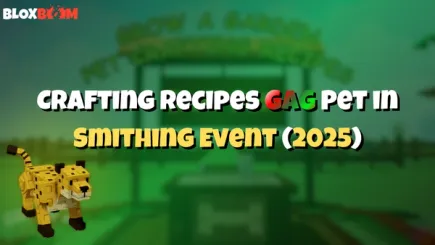 Crafting Recipes GAG Pet in Smithing Event (2025)
