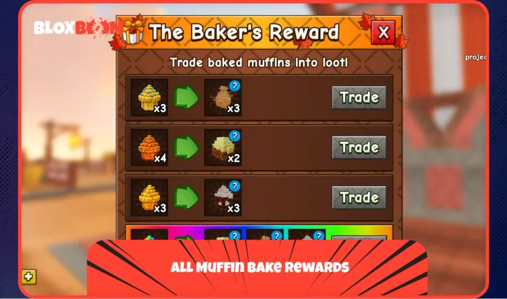 All Muffin Bake Rewards