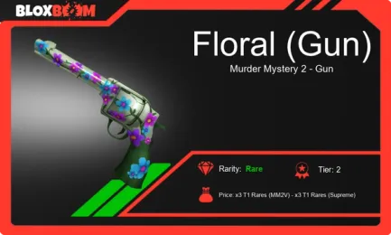 Floral Gun MM2: Add it to Your Collection at Bloxboom.com