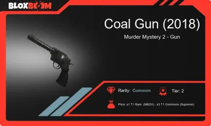 The Secret Behind the Coal Gun 2018 in Roblox MM2