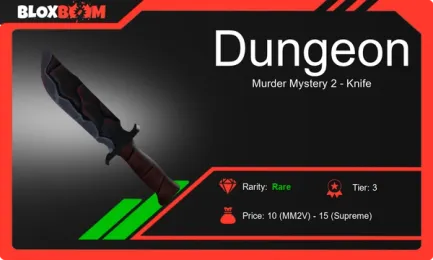 Dungeon MM2: A Rare Murder Mystery 2 Knife