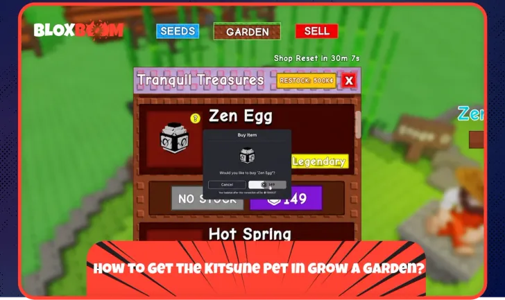 How to Get the Kitsune Pet in Grow a Garden?
