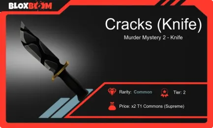 Cracks Knife in MM2: What's its Worth and Trading Value?