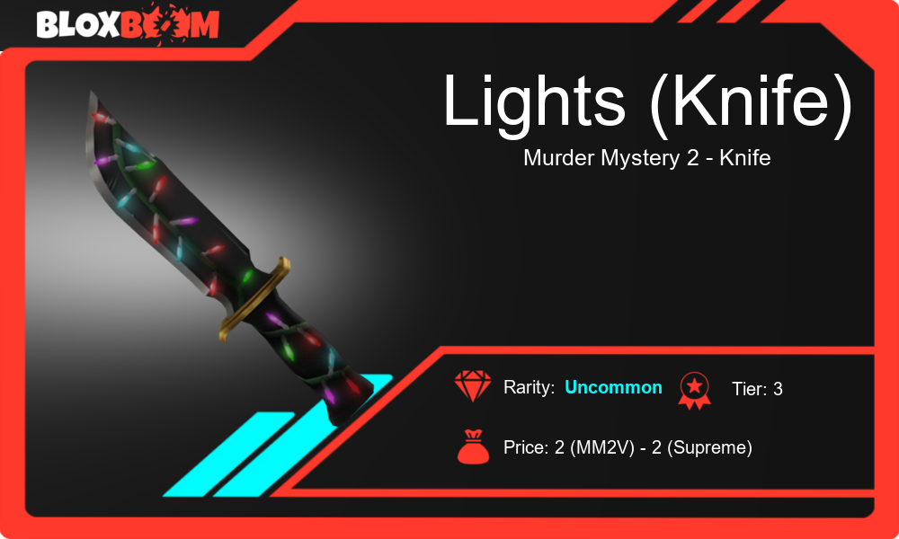 Lights Knife in Roblox MM2: Score one of the Rarest Weapons Ever!