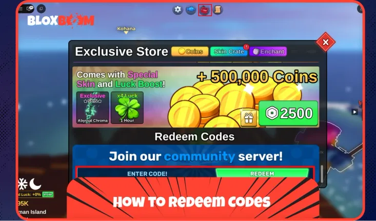 How to Redeem Codes