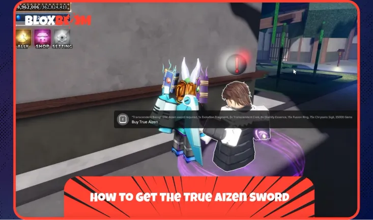 How to Get the True Aizen Sword in Sailor Piece