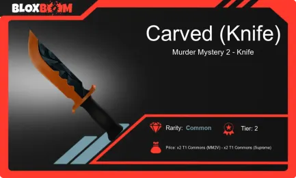 Carved Knife in MM2: How to get & estimated value guide.