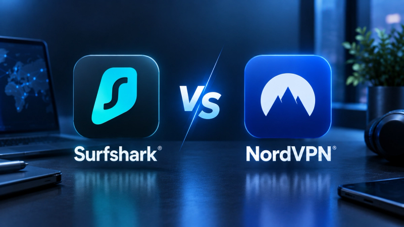 Image of surffshark vpn vs nordvpn