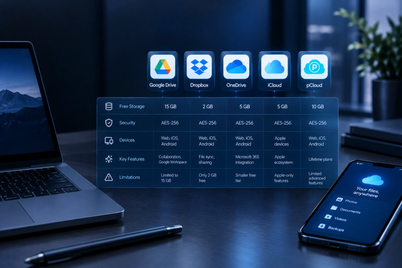 image of best free cloud storage in 2026