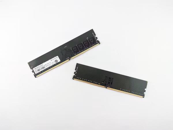 A Computer Ram on a white floor for illustration