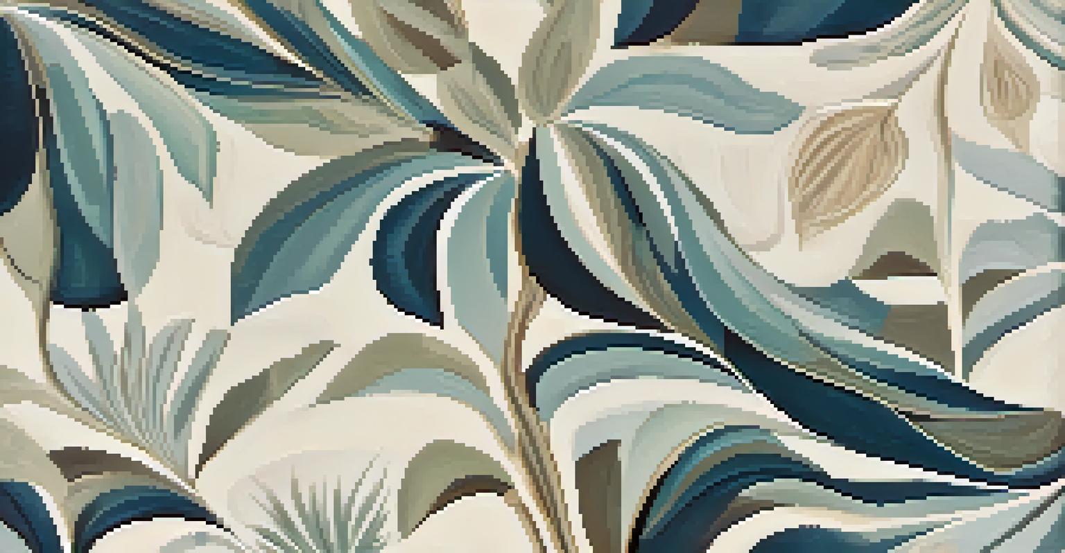 An eco-friendly design showcasing flowing lines and organic shapes on a neutral background, illuminated by soft lighting.