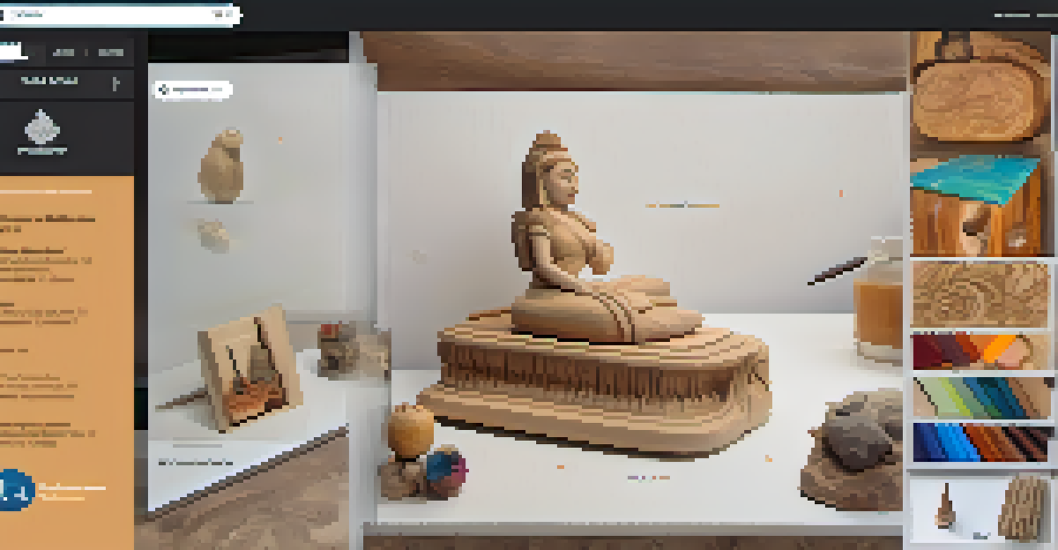 A colorful and engaging social media feed featuring various carving projects and tutorials, highlighting the community of carving enthusiasts.