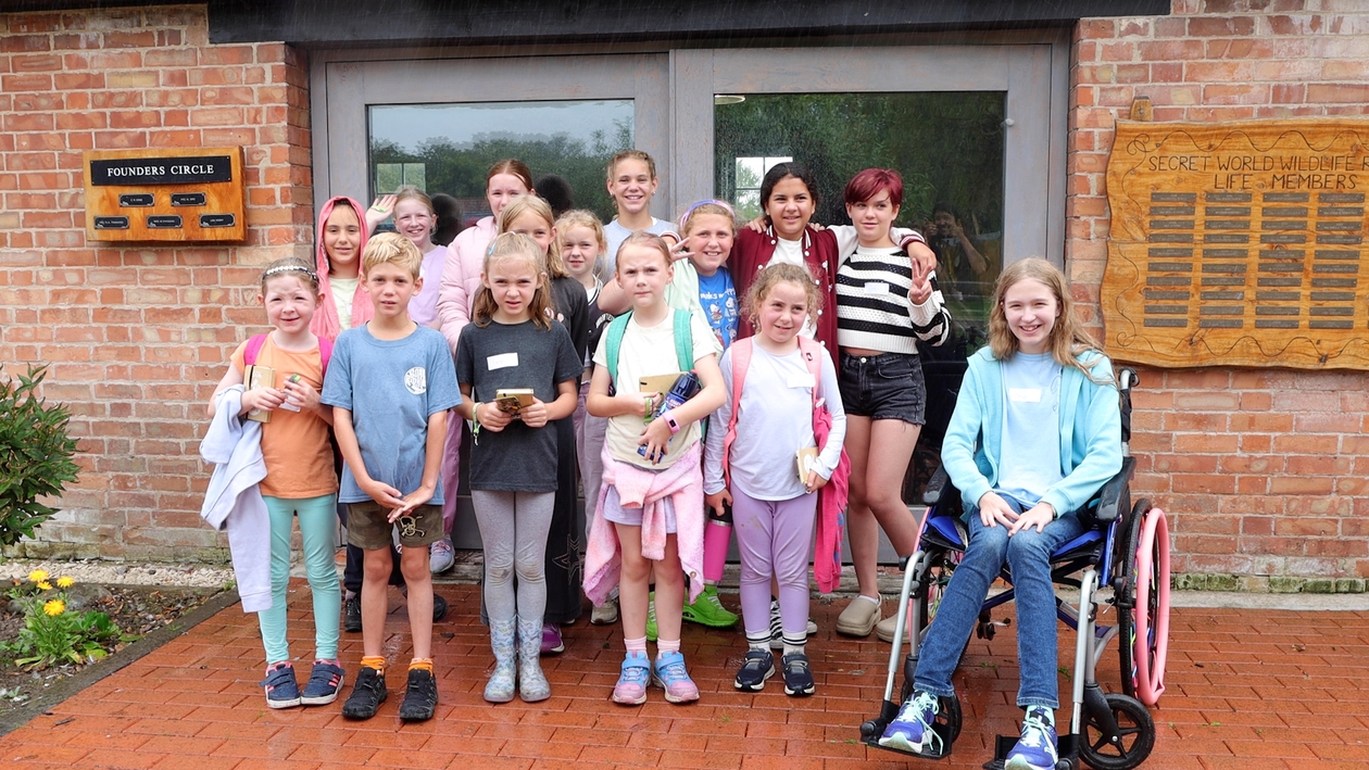 The group of Young Vets at Secret World Wildlife Centre