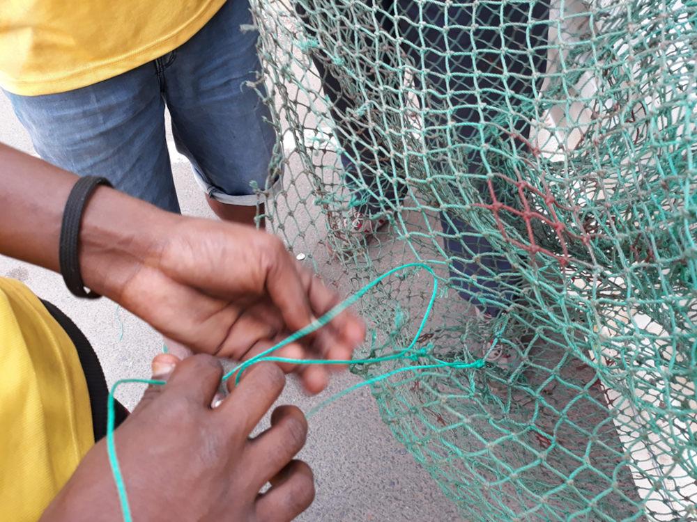 Damaged net 1