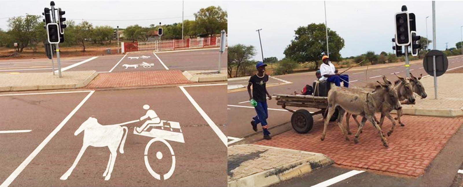 Figure 16 A redesign of road layout can help with accident prevention