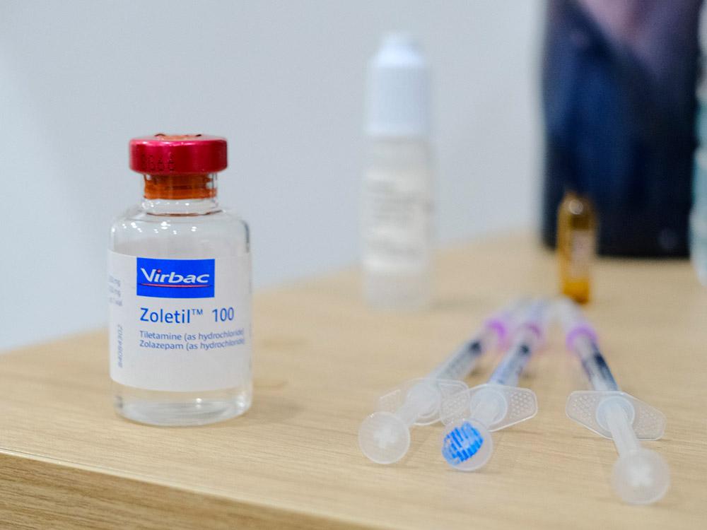 Figure 2 — There are many sedative/ anaesthetic options available.