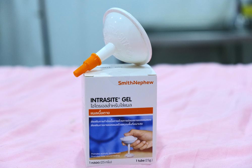  Figure 4 - Intrasite gel.  