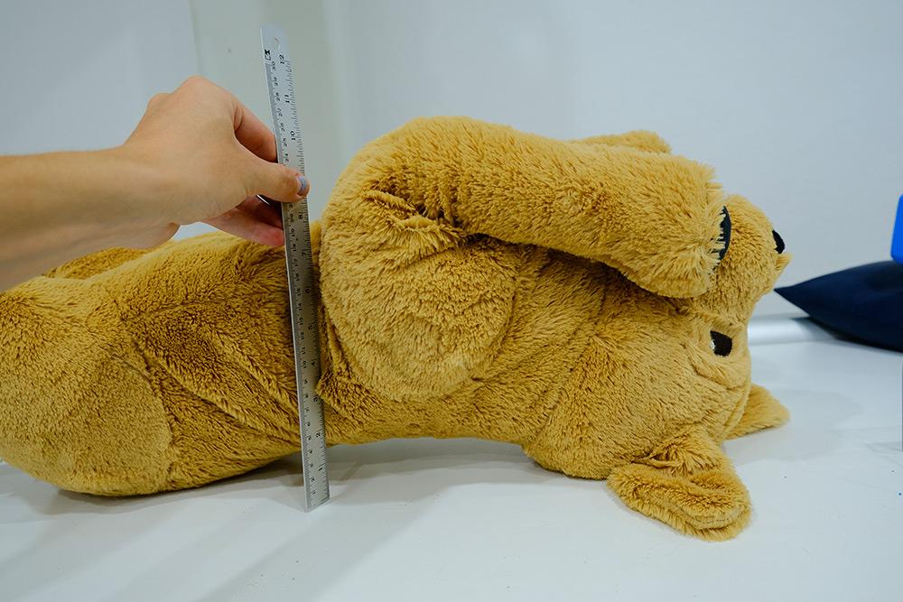 Figure 2 — The depth of the patient is measured