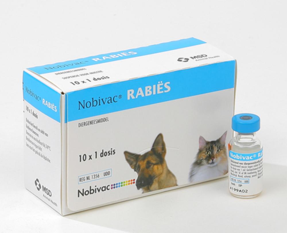 Figure 3 - Nobivac® Rabies was shown to remain effective after storage at 30C for three months, however other rabies vaccines may be more sensitive to high temperatures.