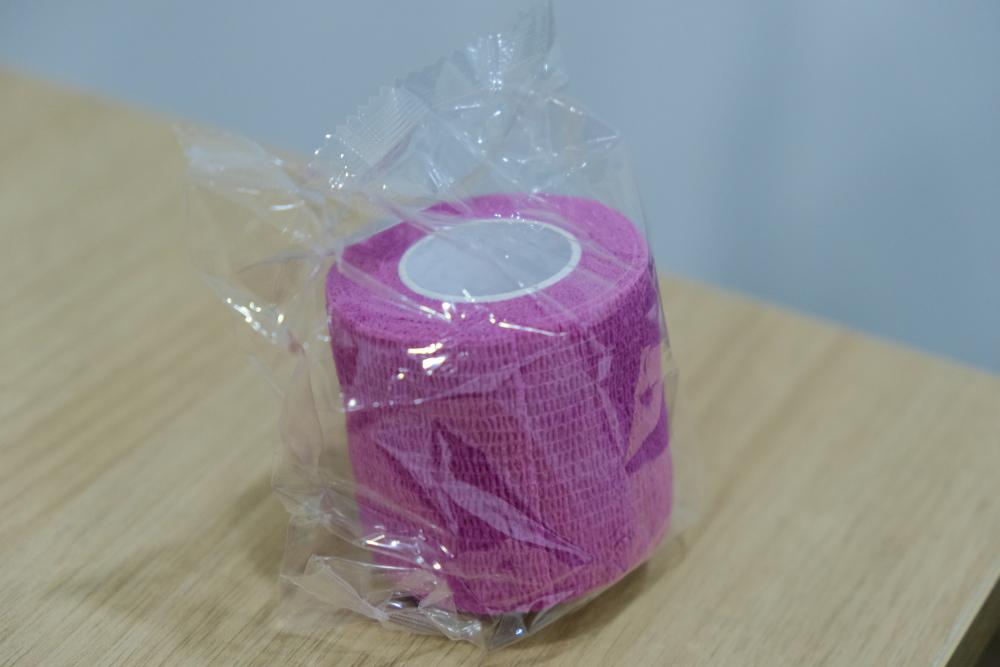 Figure 4 - Elastic bandage placed as tertiary layer. 