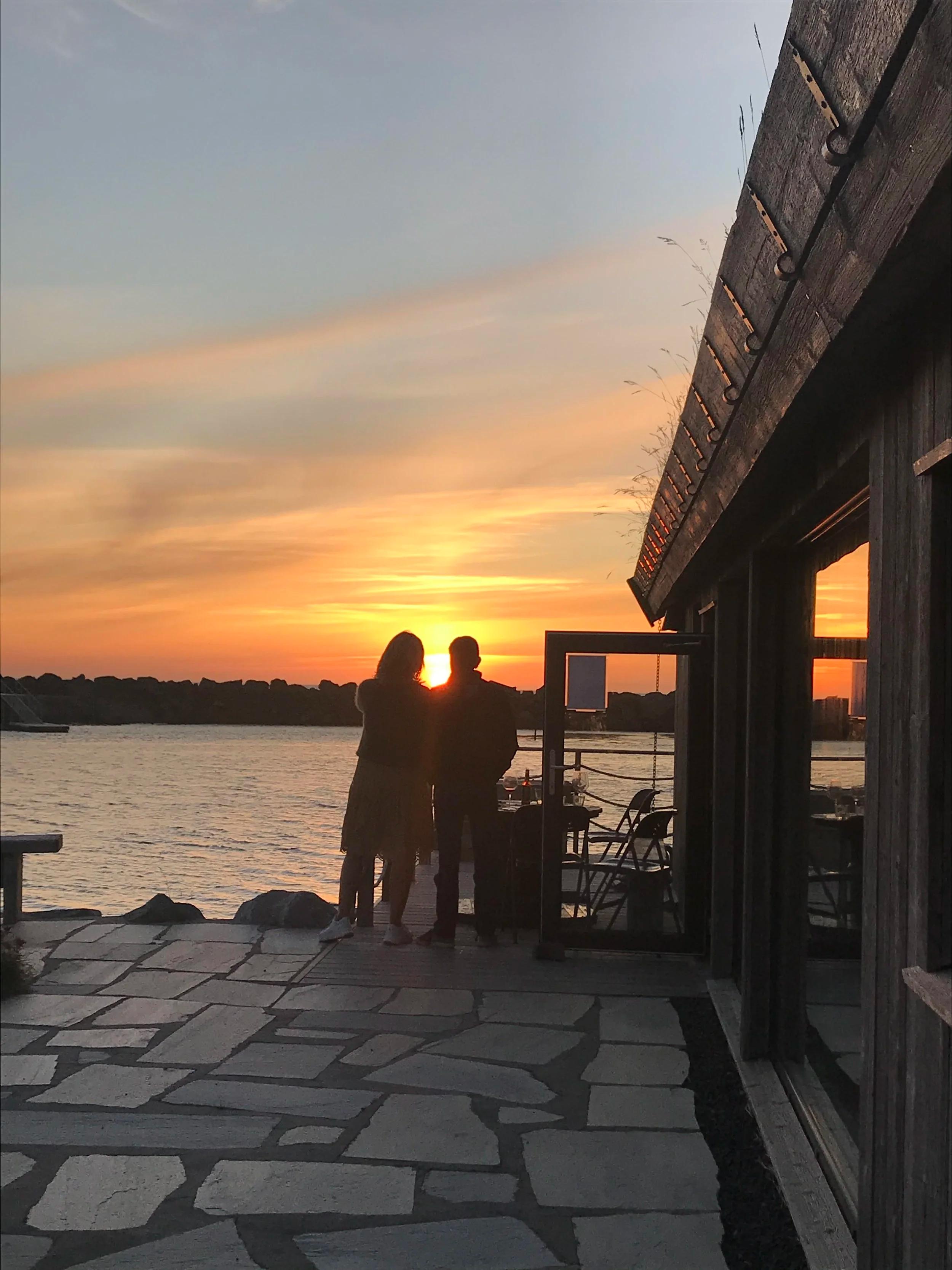 Solnedgang fra OlsenNaustet