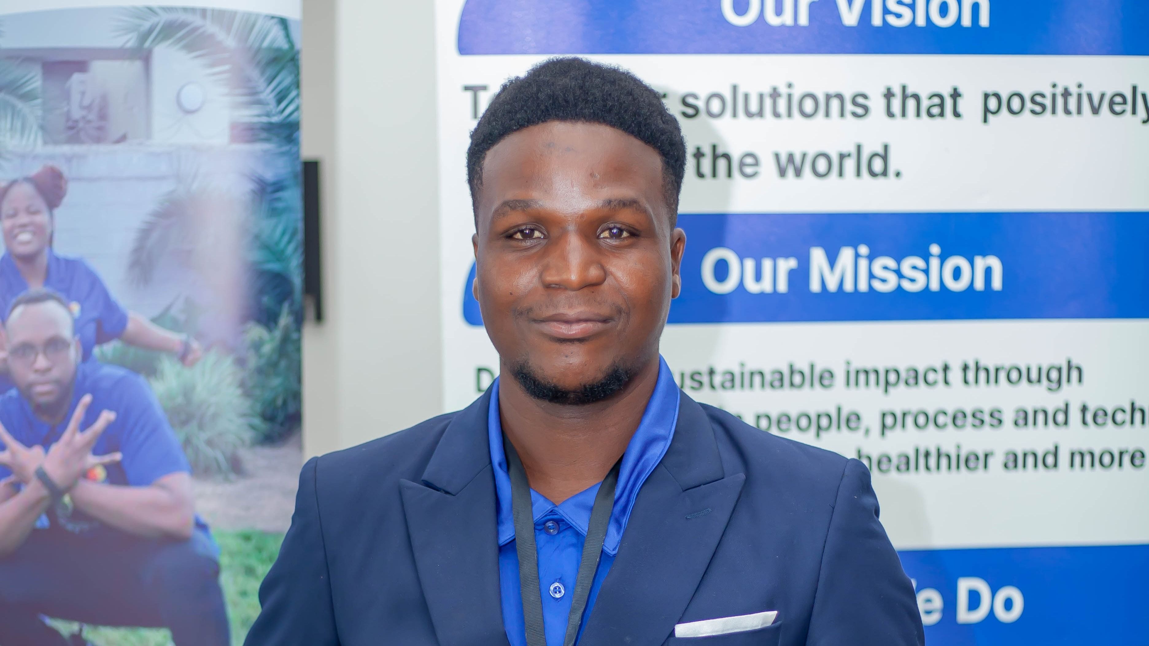 Baidon Lungu at the Going Beyond Youth Leader Graduation 2025
