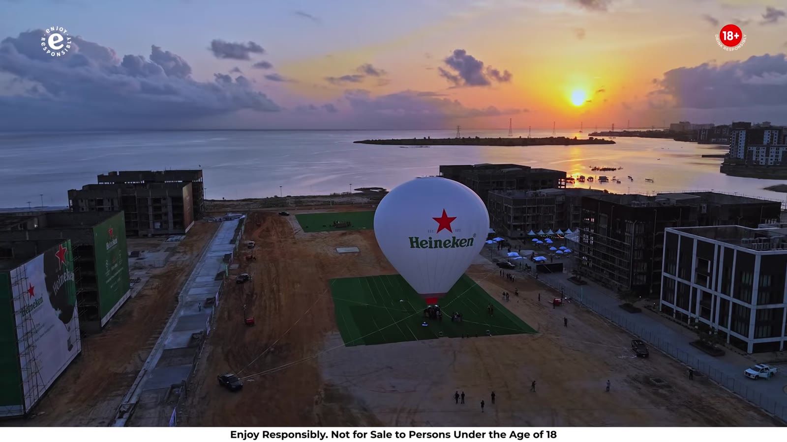 Filming Heineken's Hot-Air Balloon Activation Over Lagos